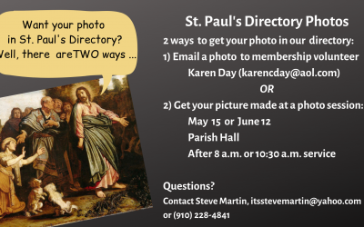 How to Get Your Photo in the St. Paul’s Directory